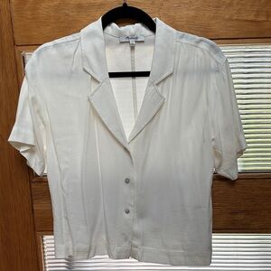 Madewell White Button Down Shirt